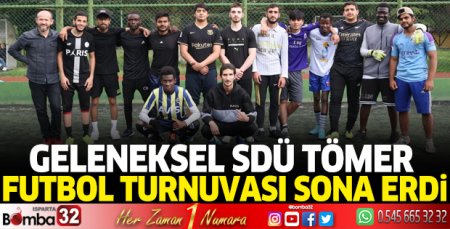 Geleneksel SDÜ TÖMER Futbol Turnuvası sona erdi