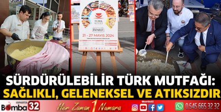 Geleneksel Türk Mutfağı Haftası çeşitli etkinliklerle kutlandı