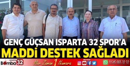 Genç Güçsan’dan Isparta32 Spor'a maddi destek