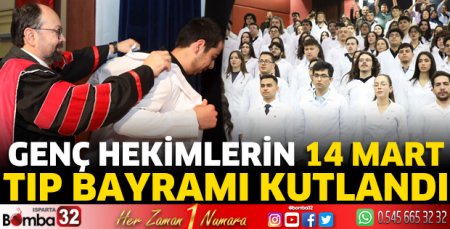 Genç hekimlerin 14 Mart Tıp Bayramı kutlandı