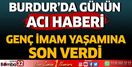 Genç imam yaşamına son verdi