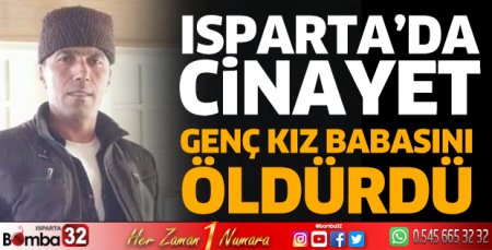 Genç kız babasını öldürdü
