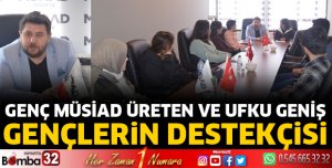 Genç MÜSİAD gençleri destekliyor
