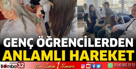 Genç öğrencilerden anlamlı hareket