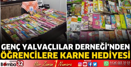 Genç Yalvaçlılar Derneği’nden Öğrencilere Karne Hediyesi 