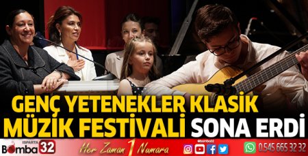 Genç Yetenekler Klasik Müzik Festivali sona erdi