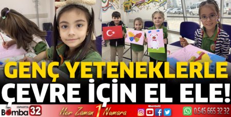 Genç yeteneklerle çevre için el ele!