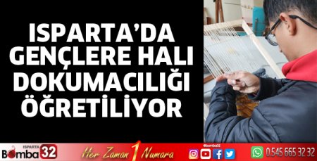 Gençlere halı dokumacılığı eğitimi