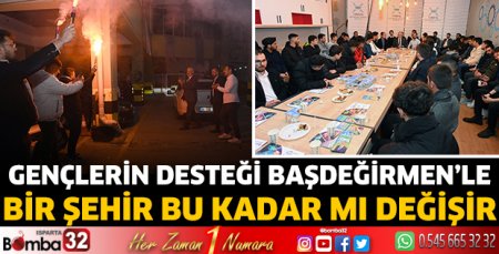 Gençlerin desteği Başkan Başdeğirmen’le