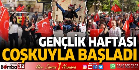 Gençlik Haftası coşkuyla başladı