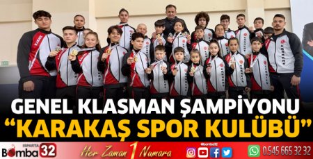 Genel klasman Şampiyonu “Karakaş Spor Kulübü”