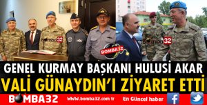 GENEL KURMAY BAŞKANI HULUSİ AKAR ISPARTA'DA