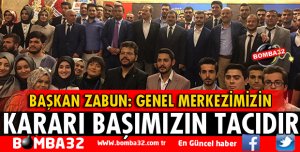 GENEL MERKEZİMİZİN KARARI BAŞIMIZIN TACIDIR