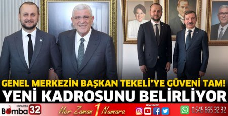 Genel Merkezin Başkan Tekeli’ye güveni tam!