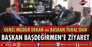 GENEL MÜDÜR VE BAŞKAN TURAL'DA BAŞDEĞİRMEN'E ZİYARET