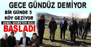 GENEL SEKRETER HIZLI BAŞLADI