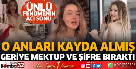 Geriye mektup ve şifre bıraktı