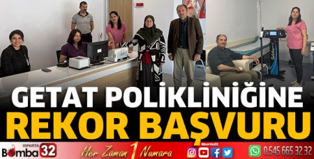 GETAT Polikliniğine rekor başvuru