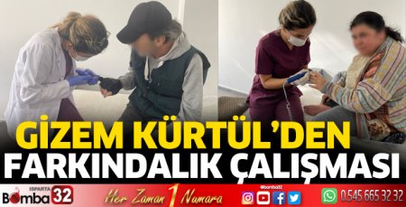 Gizem Kürtül’den farkındalık çalışması