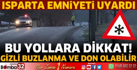 Gizli buzlanma ve don olabilir