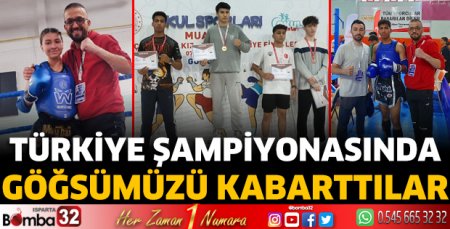 Göğsümüzü kabarttılar