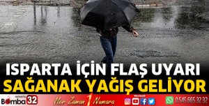 Gök gürültülü sağanak yağış geliyor