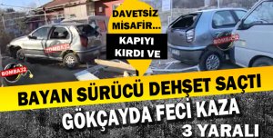 GÖKÇAY'DA FECİ KAZA! 