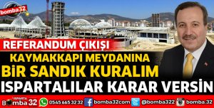 GÖKGÖZ'DEN REFERANDUM ÇIKIŞI!