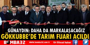 GÖKKUBBE'DE TARIM FUARI AÇILDI