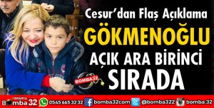GÖKMEN GÖKMENOĞLU AÇIK ARA BİRİNCİ SIRADA