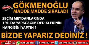 GÖKMENOĞLU BAŞKAN BAŞDEĞİRMENE 1 YILINI SORDU