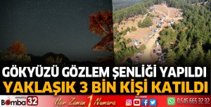 Gökyüzü Gözlem Şenliği Yapıldı