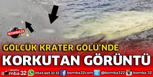 GÖLCÜK GÖLÜNDE KORKUTAN GÖRÜNTÜ