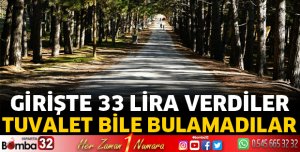 Gölcük'te tuvalet bulamayan aileler şok yaşadı