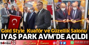 Gold Style Kuaför ve Güzellik Salonu açıldı