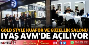 GOLD STYLE Kuaför ve Güzellik Salonu açılıyor