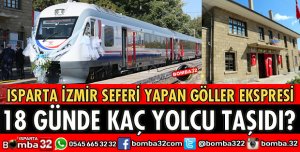 GÖLLER EKSPRESİ 18 GÜNDE KAÇ YOLCU TAŞIDI