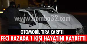 GÖLTAŞ KAVŞAĞINDA KAZA
