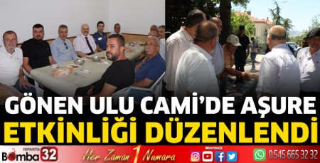 Gönen Ulu Cami'de aşure etkinliği düzenlendi