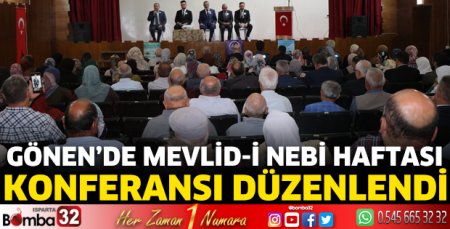 Gönen’de Mevlid-i Nebi Haftası konferansı düzenlendi