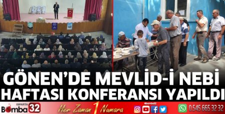 Gönen’de Mevlid-i Nebi Haftası konferansı yapıldı