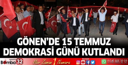 Gönen'de 15 Temmuz kutlandı