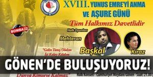 Gönen'de Yunus Emre Etkinliklerinde Buluşuyoruz!..