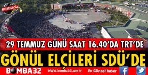 GÖNÜL ELÇİLERİ SDÜ'DE