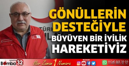 Gönüllerin desteğiyle büyüyen bir iyilik hareketiyiz