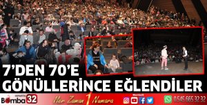 Gönüllerince eğlendiler