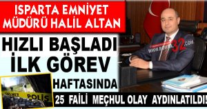Göreve Başladığı İlk Hafta 25 Faili Meçhul Aydınlatıldı!
