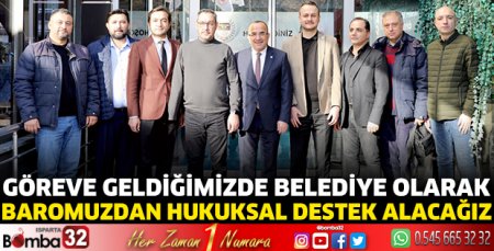 Tural'dan Isparta Barosu'na ziyaret