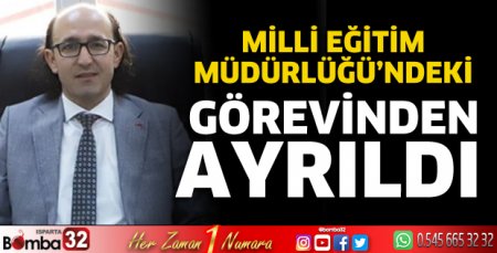 Görevinden istifa etti
