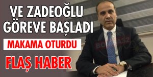 GÖREVİNE BAŞLADI